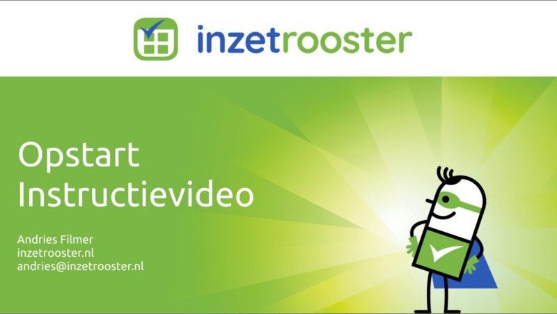 Nieuwe opstart instructievideo