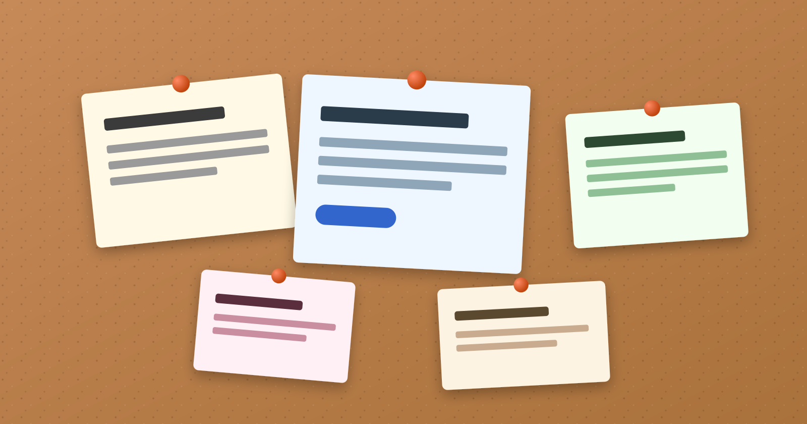 New: the Message board for announcements